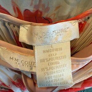 MM Couture Vibrant Floral Dress